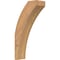 Ekena Millwork 5 1/2"W x 12"D x 24"H Thorton Smooth Knee Brace, Western Red Cedar BRC06X12X24THR00SWR - alternate 1